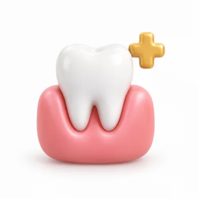 Gum disease therapy at Sigma Dental Clinic, Chicago – 3D healthy gums icon
